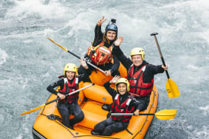 Rafting en el Isère, cerca de La Plagne
