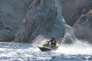 Jet Ski Rental from Perivolos Beach, Santorini