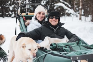 Excursion privée en traîneau à chiens sur la piste Yukon Quest à Fairbanks, Alaska