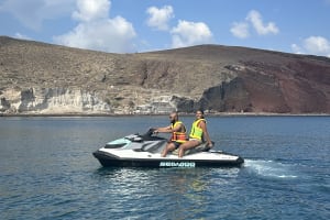 Jet Ski Rental from Perissa Beach in Santorini