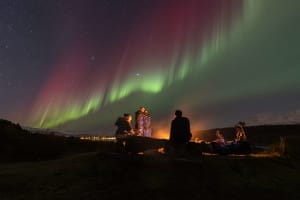 Excursion aux aurores boréales en bus depuis Tromsø