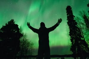 Excursion photographique des aurores boréales à partir de Rovaniemi