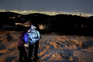 Guided Night Snowshoeing Excursion in Estenstadmarka, Trondheim
