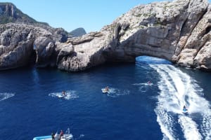 Jet Ski excursion from San Antoni de Portmany to the Margaritas Islands, Ibiza