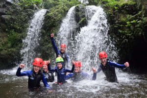 Introductory Canyoning at Ribeira dos Caldeirões, São Miguel