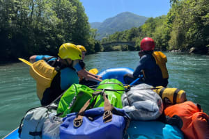 Rafting- und Biwak-Expedition auf dem Gave de Pau, Hautes-Pyrénées