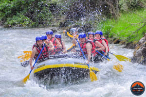 Rafting excursion down the river Verdon