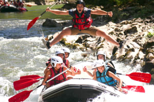 Rafting on the Nive at Bidarray, near Biarritz