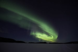 Elektroauto-Nordlichter-Jagd in Ivalo