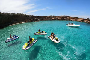 Jet Ski Excursion from San Antoni de Portmany to Cala Comte, Ibiza