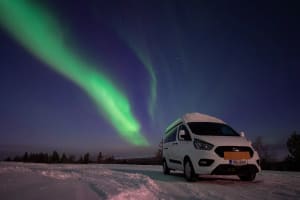 Minivan-Nordlichtjagd von Ivalo