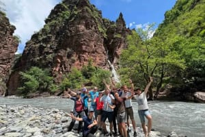 Randonnée aquatique dans les Gorges de Daluis depuis Guillaumes