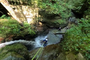 Canyoning Discovery in the Chapitel Canyon, near Saint-Jean-Pied-de-Port