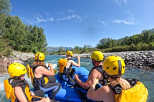 Rafting in Argelès-Gazost mit Rückfahrt im Cyclospace, Hautes-Pyrénées