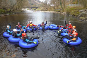 Tubing on the River Leven at Kinlochleven, near Fort William