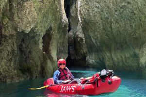 Excursión en packraft por las Gargantas del Verdon desde La Palud-sur-Verdon