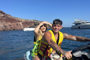 Jet Ski Safari from Perissa Beach in Santorini