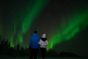 Northern Lights Reindeer Sleigh Ride from Levi