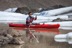 Excursion en kayak sur le lagon du glacier Sólheimajökull et randonnée glaciaire
