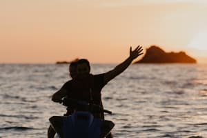 Excursión en moto de agua a las islas Sanguinaires al atardecer desde Ajaccio