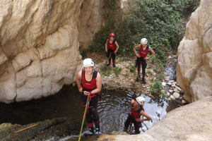 Canyoning in the Río Cosco in Xixona, near Alicante