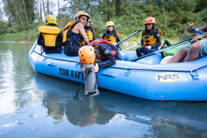 Rafting auf dem Gave de Pau mit Workshops auf dem Desman, Hautes-Pyrénées