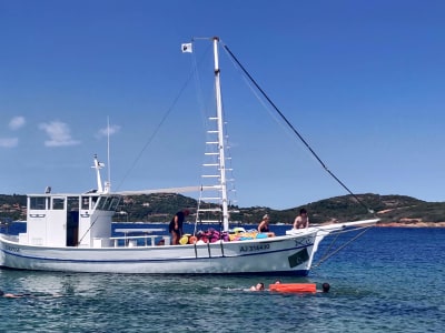 Seereise auf einem Fischerboot in Porto-Vecchio