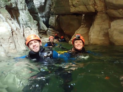 Cañón del Pont du Diable cerca de Annecy en Alta Saboya