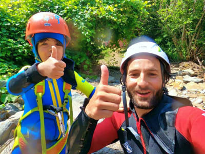 Découvrir le canyoning à Vira, au Tessin