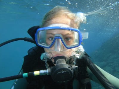 First scuba dive in Frejus