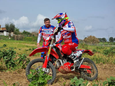 Première expérience de moto trail à Carregado, près de Lisbonne