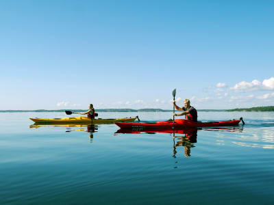 Excursión guiada en kayak de 2 horas por Estocolmo