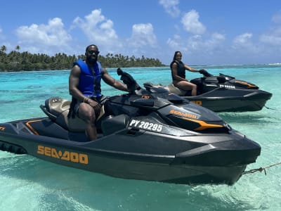 Jet Ski Excursion on Taha'a Lagoon