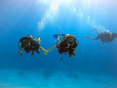 Erste Taucherfahrung in Tahiti