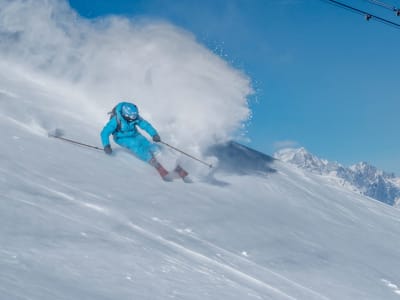 Skilanglauf in Les Orres, Alpen