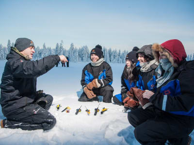 Erlebnis Eisfischen in Ylläs