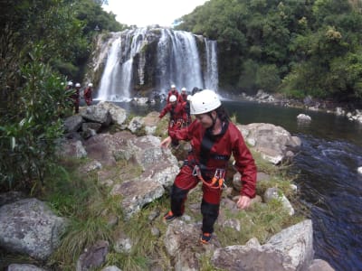 Descente du canyon de Bassin Bœuf à Sainte-Suzanne, La Réunion