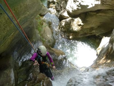 Barranco de les Espones-Schlucht in Ros von Rialp