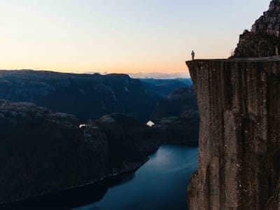 Randonnée au sommet de Pulpit Rock dans le Lysefjorden depuis Stavanger