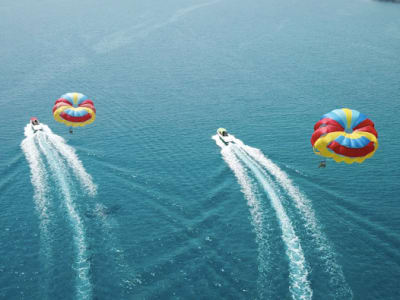 Parasailing Flight from Tsambika Beach in Rhodes