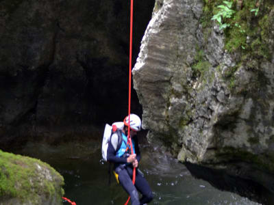 Canyon du Pont du Diable dans le Massif des Bauges, près d'Aix-les-Bains