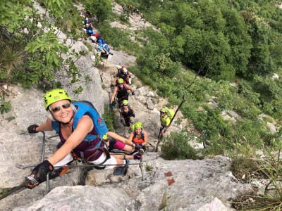 Débutant Via Ferrata Colodri in Arco, Lac de Garde