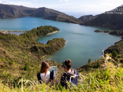 Randonnée guidée au volcan Lagoa do Fogo à São Miguel, Açores