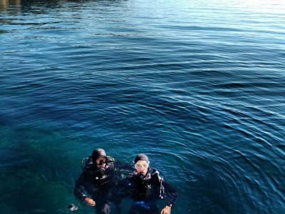 First Dive from Bormes-les-Mimosas