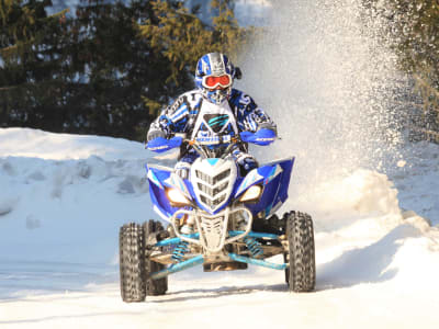 Ice Quad Driving in Flaine, French Alps