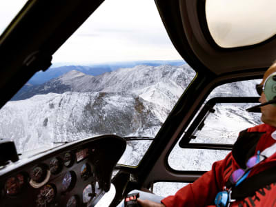 Entdecken Sie den Canigou mit dem Hubschrauber von Perpignan aus, Pyrénées Orientales