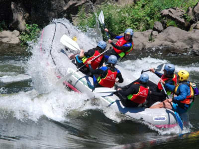 Rafting auf dem Rio Minho in der Nähe des Nationalparks Peneda-Gerês