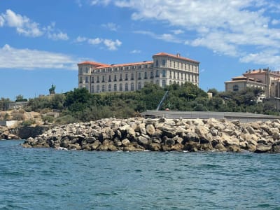 Sunset boat trip around Frioul Islands, Marseille