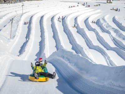 Snowtubing in Saint-Jean-de-Matha mit Abfahrt von Montreal