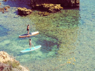 Stand up Paddle guided Tour in the Lagos Grottoes